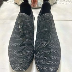 DKNY sneakers for women.    Size 10  black/dark grey.